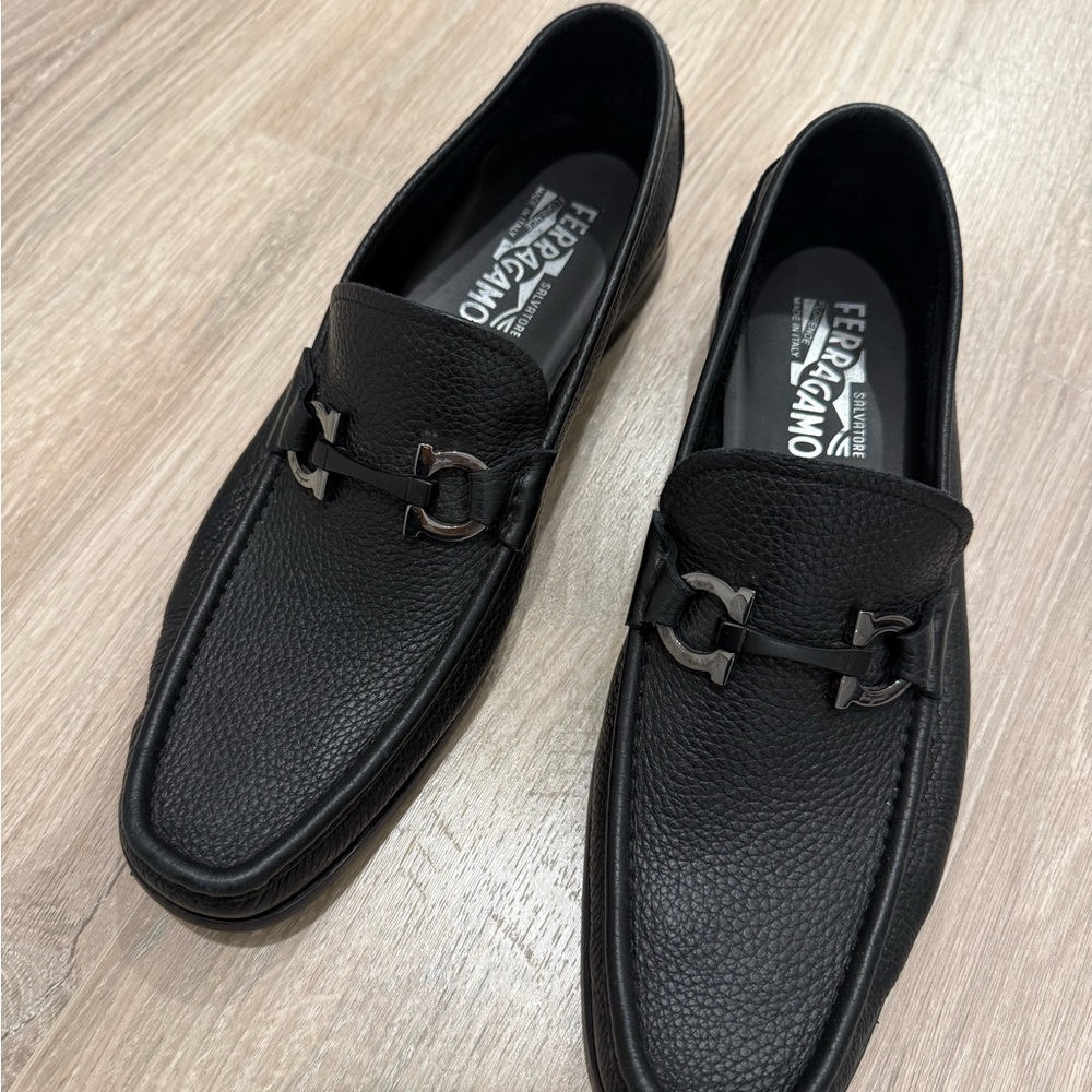 Salvatore Ferragamo Men's Black Loafers